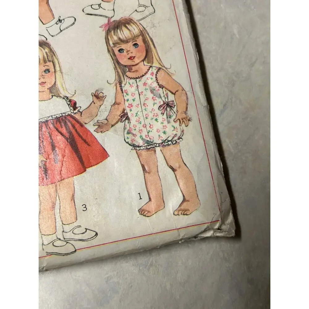 Vintage 1966 Simplicity Pattern #6768 Doll‎ Wardrobe 18